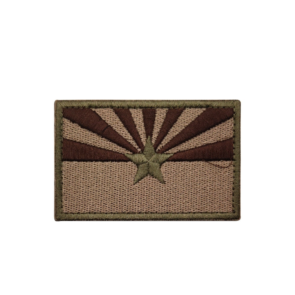 Embroidered Armband Double-sided Velcro Cloth Label