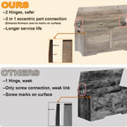 39.4" Storage Chest, Wooden Storage Bench, Lift Top Toy Chest with 2 Safety Hinges, Large Toy Box, Entryway Bench for Living Room, Bedroom, Grey - Grand Goldman