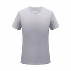 Ice Silk Small Checkered Sports Quick-drying Short-sleeved T-shirt