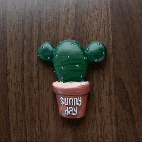 3D Cute Cartoon Korean Refrigerator Magnetic Stickers Tropical Plant Cactus Vase Refrigerator Magnet Kitchen Home Decoraion - Grand Goldman