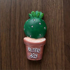 3D Cute Cartoon Korean Refrigerator Magnetic Stickers Tropical Plant Cactus Vase Refrigerator Magnet Kitchen Home Decoraion - Grand Goldman