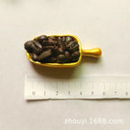 3D Magnets Stickers British American Retro Brazilian Coffee Machine Coffee Pot Relief Resin Refrigerator Magnets Home Decoration - Grand Goldman