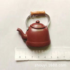 3D Magnets Stickers British American Retro Brazilian Coffee Machine Coffee Pot Relief Resin Refrigerator Magnets Home Decoration - Grand Goldman