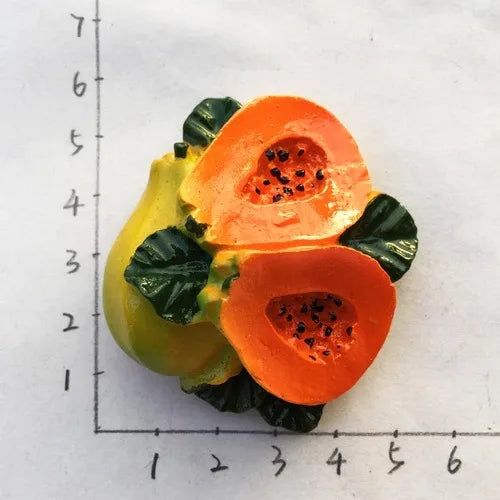 3D Cute Magnets for Fridge Imitation Fruit Fridge Magnetic Stickers Children's Early Education Home Kitchen Decor Accessories - Grand Goldman