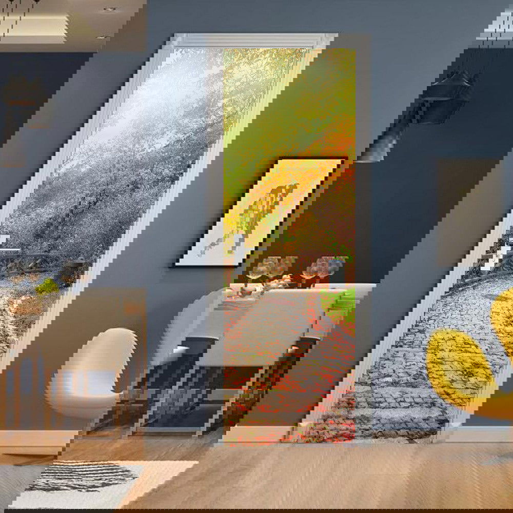 3D PVC Wall Stickers Self-adhesive Door Wallpaper Bookcase Art Living Room Poster Door Poster - Grand Goldman