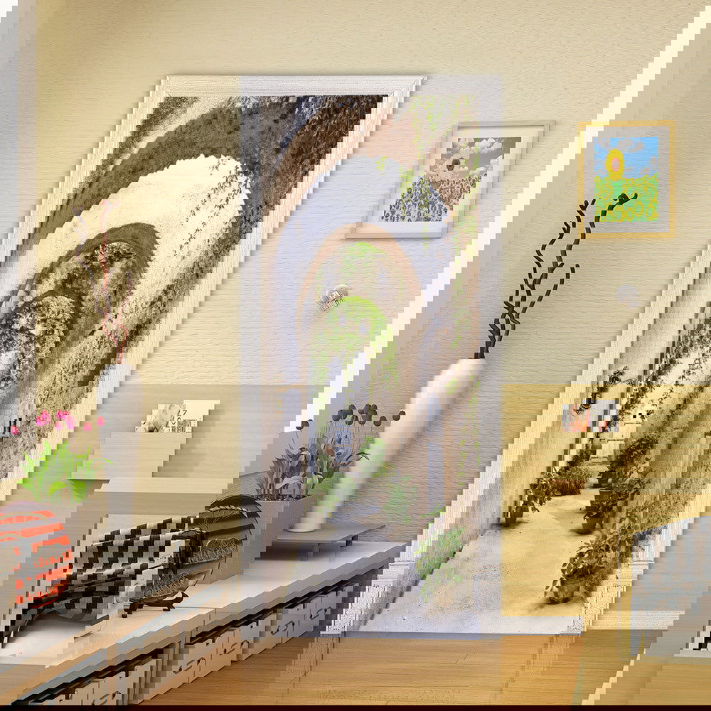 3D PVC Wall Stickers Self-adhesive Door Wallpaper Bookcase Art Living Room Poster Door Poster - Grand Goldman