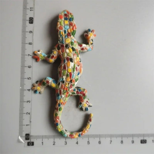 3D Spanish Dominican Republic Tourism Commemorative Lizard Gecko Refrigerator Magnets Fridge Sticker for Home Decor - Grand Goldman