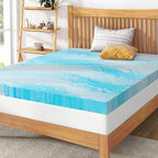 3 Inch Gel Memory Foam Mattress Topper Twin Size, CertiPUR-US Certified - Grand Goldman