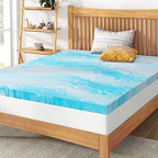 3 Inch Gel Memory Foam Mattress Topper Twin Size, CertiPUR-US Certified - Grand Goldman
