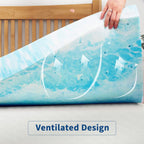 3 Inch Gel Memory Foam Mattress Topper Twin Size, CertiPUR-US Certified - Grand Goldman