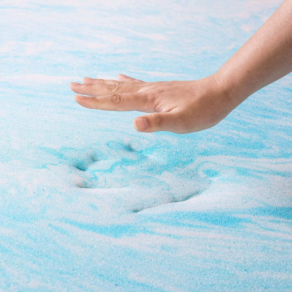 3 Inch Gel Memory Foam Mattress Topper Twin Size, CertiPUR-US Certified - Grand Goldman