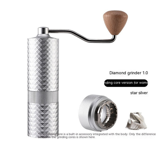 Manual Grinding Machine Diamond Coffee Bean Grinder