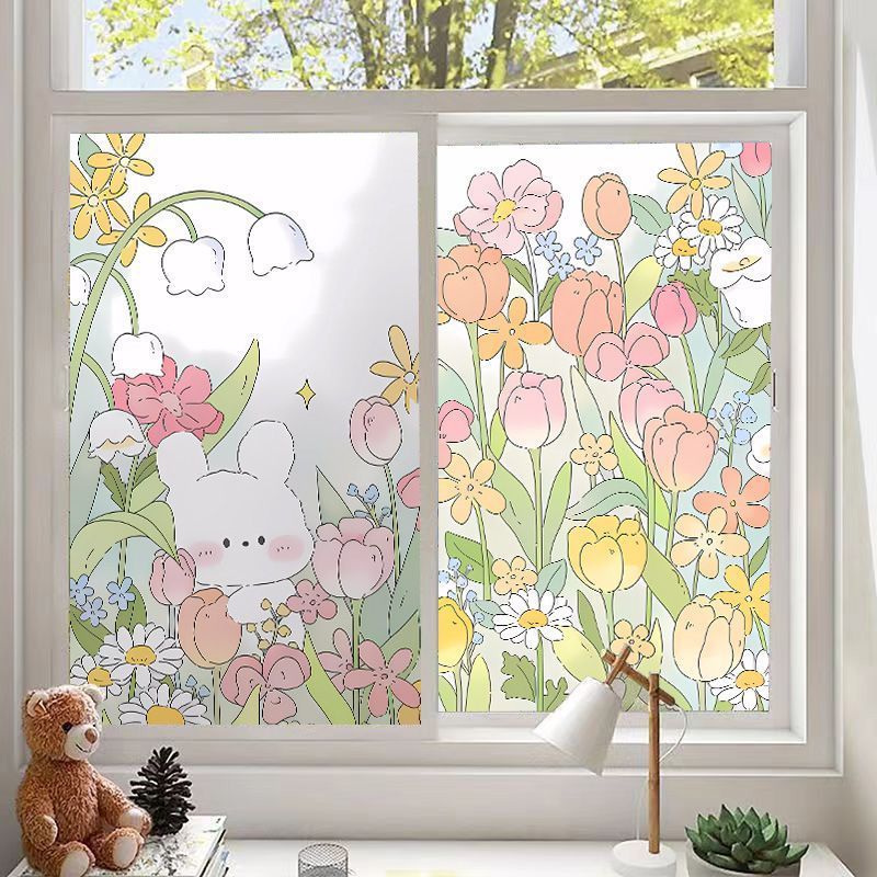 Autocollant en verre dépoli pour fenêtre de cuisine, salle de bain, opaque transparent, intimité statique