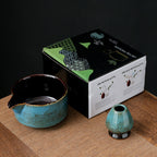 Japanese Style Handmade Bamboo Matcha Bowl Tea Whisk Utensils Suit