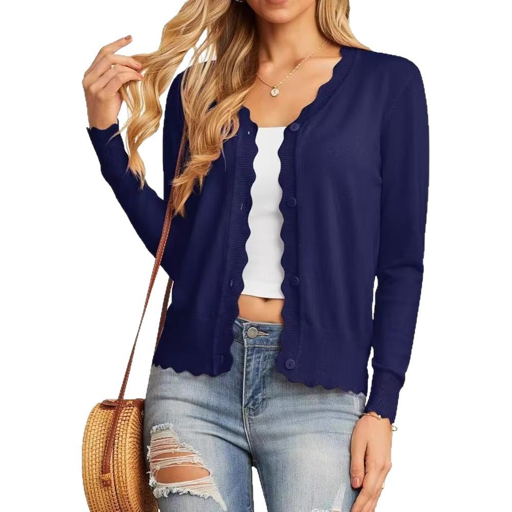 Fashion Short Knitted Cardigan Coat - Grand Goldman