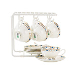 Bone China Coffee Cup And Saucer Set Household Ceramics