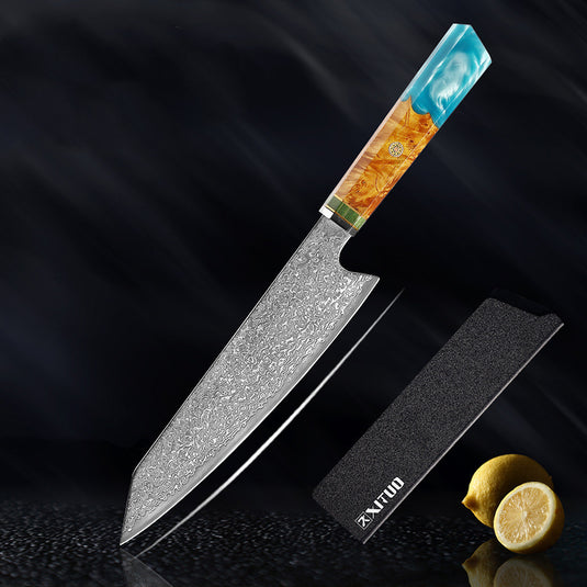 Ensemble de cuisine couteau couteau de cuisine en acier damas couteau de cuisine couteau de Chef couteau Santoku couteau japonais outil de cuisine