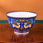 Elk Bone China National Pomegranate Bowl