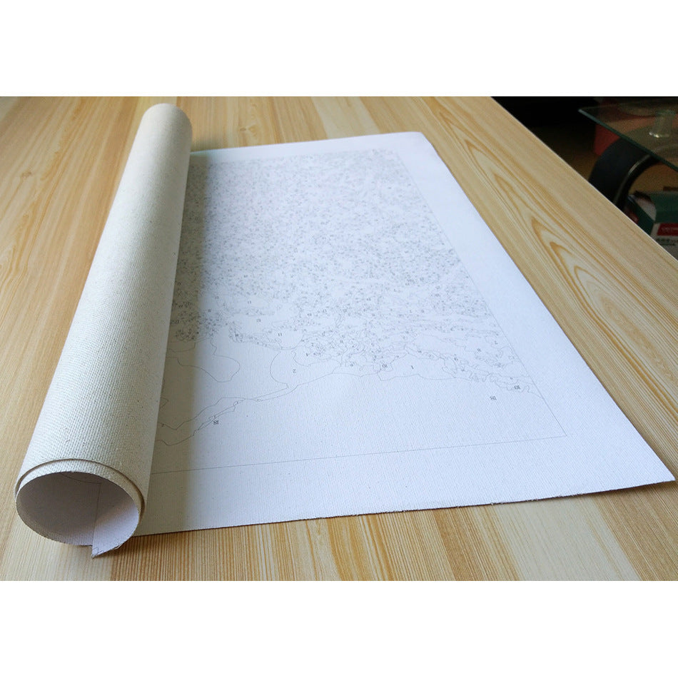 Diy digital oil painting flower and animal landscape