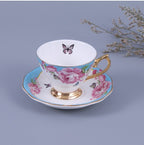 Coffee Cup & Saucer Bone China Afternoon Tea Set