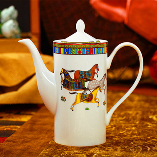 European Coffee Cup Set Creative Bone China