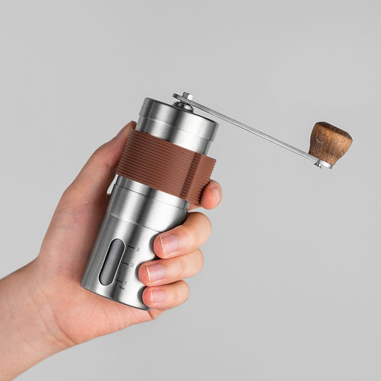 Stainless Steel Manual Grinding Portable Hand Coffee Machine