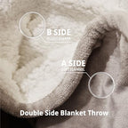 Opvarmet tæppe 50" x 60" - Opvarmet tæppe med 5 varmeniveauer og 3 timers automatisk slukning, maskinvaskbar, ETL &amp; FCC-certificering, overvarmebeskyttelse (Racoon) 