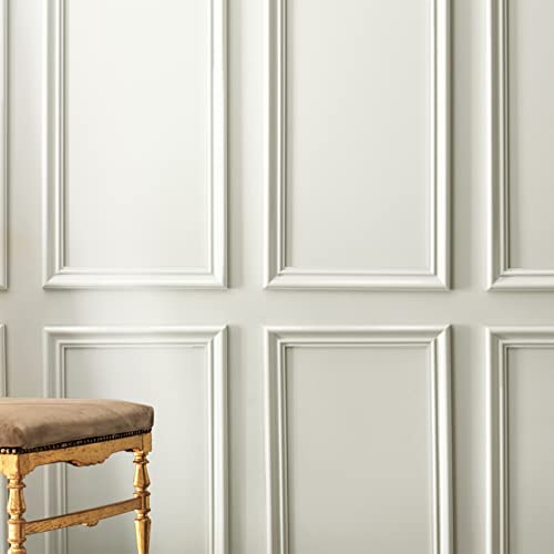قالب صندلی TriMold Peel and Stick، تزئین دیوار خودچسب برای دکوراسیون منزل و محافظت از دیوار، 9.8 فوت در 1.6 اینچ