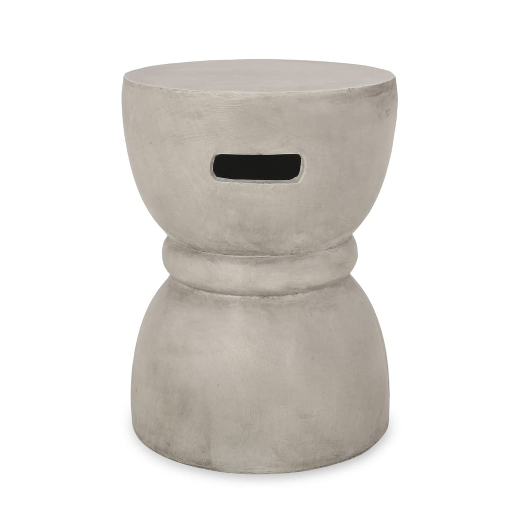 Christopher Knight Home 313408 Side Table, Light Gray