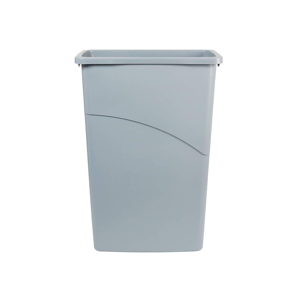 STAPLES COASTWIDE 2625781 Indoor Trash Can Without Lid Black Plastic 23 Gal. (BPR50718)
