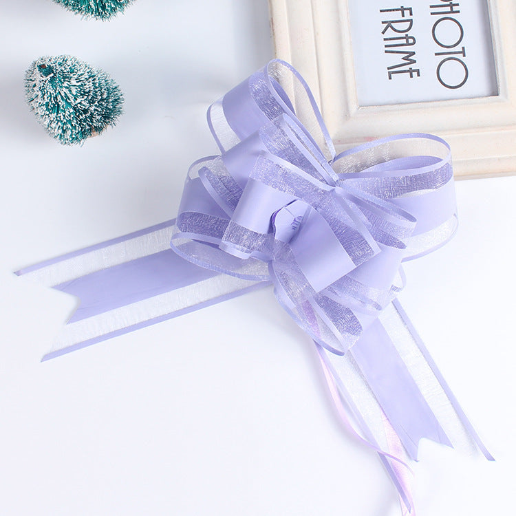 Arrange garland decoration ribbons
