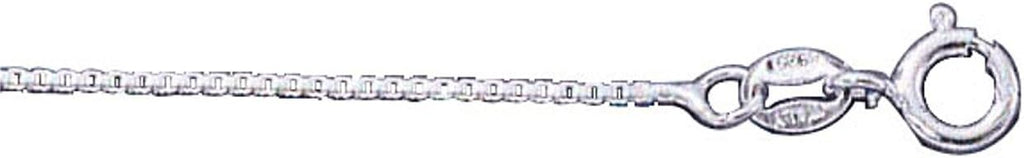 Sterling Silver Womens 1mm Box Chain Mini Aspen Leaf Pendant Necklace