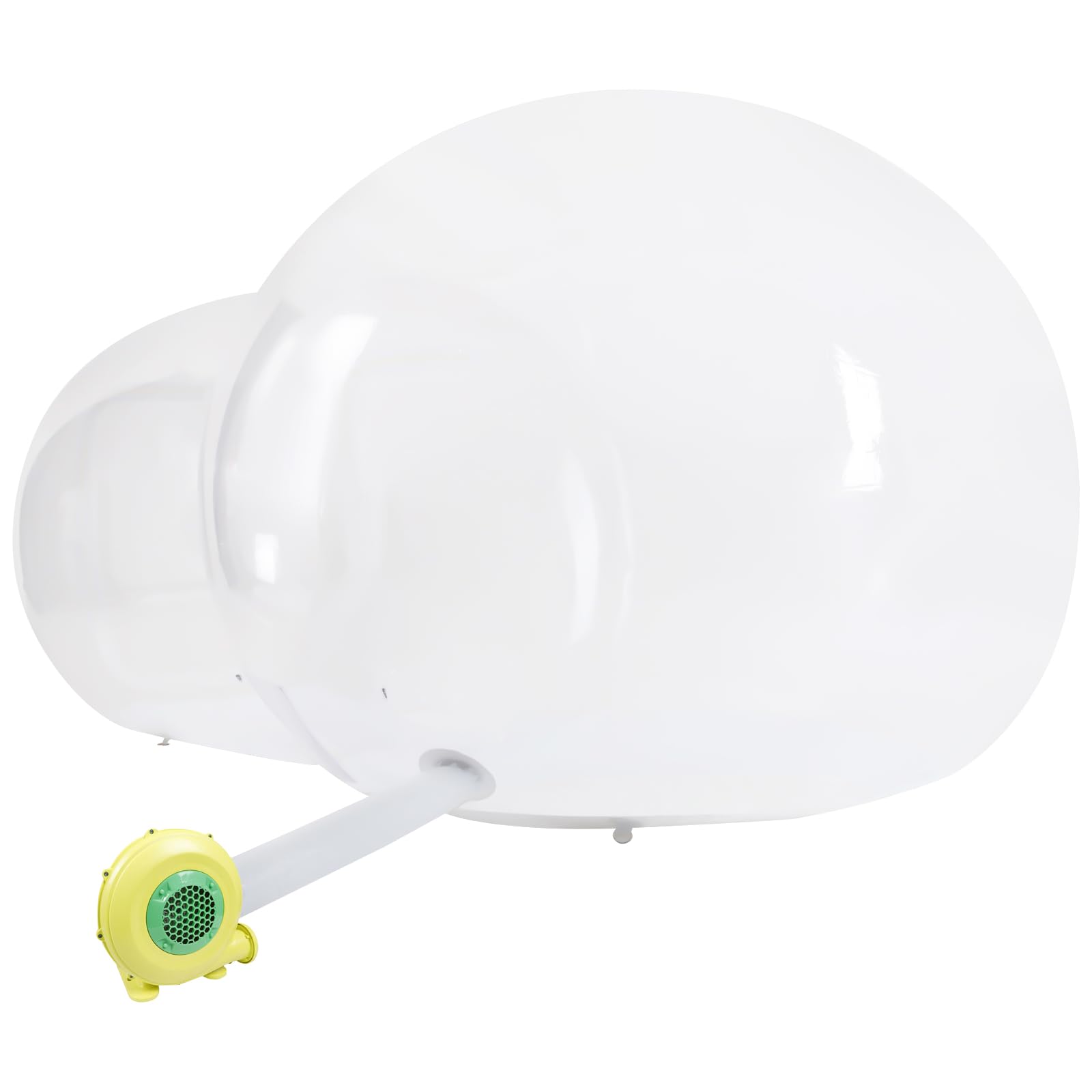GCIUEMMH aufblasbare Bubble-Hauskuppel für Kinder - klares PVC aufblasbares Bubble-Hauszelt mit Tunnel, Bubble-Ballonhaus mit 300W Luftgebläse, Luftpumpe, aufblasbare Kuppel, Outdoor-Bubble-Zelt für Kinder