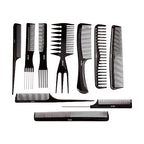 KISS Professional 10-pc Comb Set-Detangle & Style Assortment