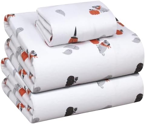 RUVANTI Flanell-Bettwäsche Queen Size - 100% Baumwolle doppelt gebürstete Bettlaken, tiefe Taschen 16 Zoll Queen-Bettwäsche-Set, atmungsaktiv und extra weich für alle Jahreszeiten - warm und gemütlich, 4-teilig, DNA-Karo