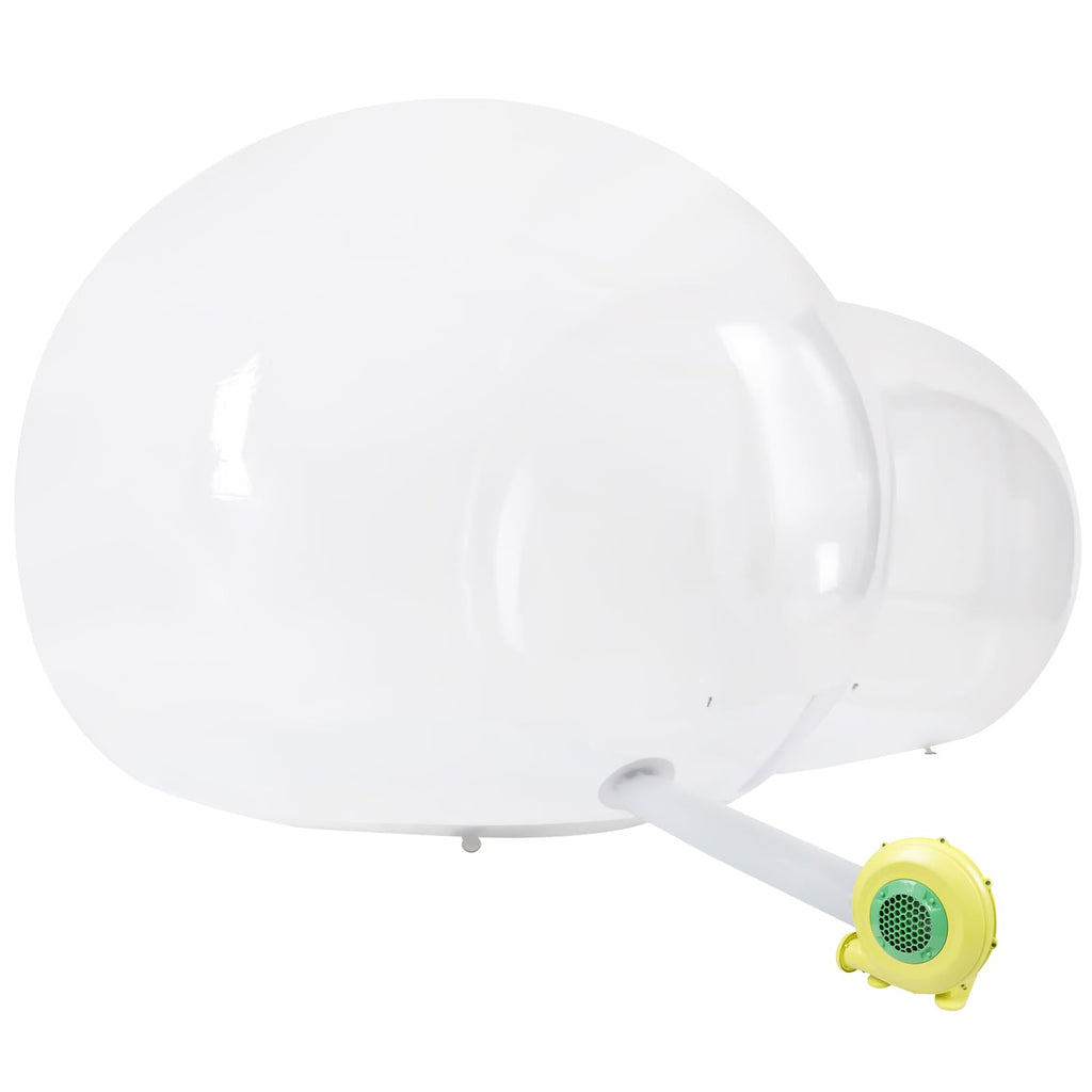 GCIUEMMH aufblasbare Bubble-Hauskuppel für Kinder - klares PVC aufblasbares Bubble-Hauszelt mit Tunnel, Bubble-Ballonhaus mit 300W Luftgebläse, Luftpumpe, aufblasbare Kuppel, Outdoor-Bubble-Zelt für Kinder