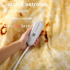 Heated Blanket Electric Blanket, Double Sided 260g Plus 260g Flannel Burritos Tortilla Heated Throw with 5 Heating Levels & 10 Hours Auto Off, Electric Wrap Blanket for Kids and Adults, Funny Gifts