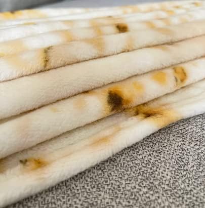 پتو پرتابی الیف ترتیلا، پتو گرد دو رو غول پیکر برای بزرگسالان و کودکان، پتو نرم و فانلی تاکو بامزه و نوآورانه برای خانواده شما (بژ، 60 اینچ)