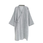 SIQITECHNO Men Kimono Robe Cotton Yukata Spa Sauna Bathrobe Sleepwear Japanese Kimono for Women Loungewear Nightgown Dressing