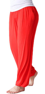 AvaCostume Men's Lightweight Loose Yoga Pants Elastic Waist Modal Yoga Harem Pants