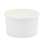 Stockroom Plus 200-Pack Paper Ice Cream Cups - Bulk 8 oz - Disposable Ice Cream Bowls Bulk or Parties - White Ice Cream Cups Disposable