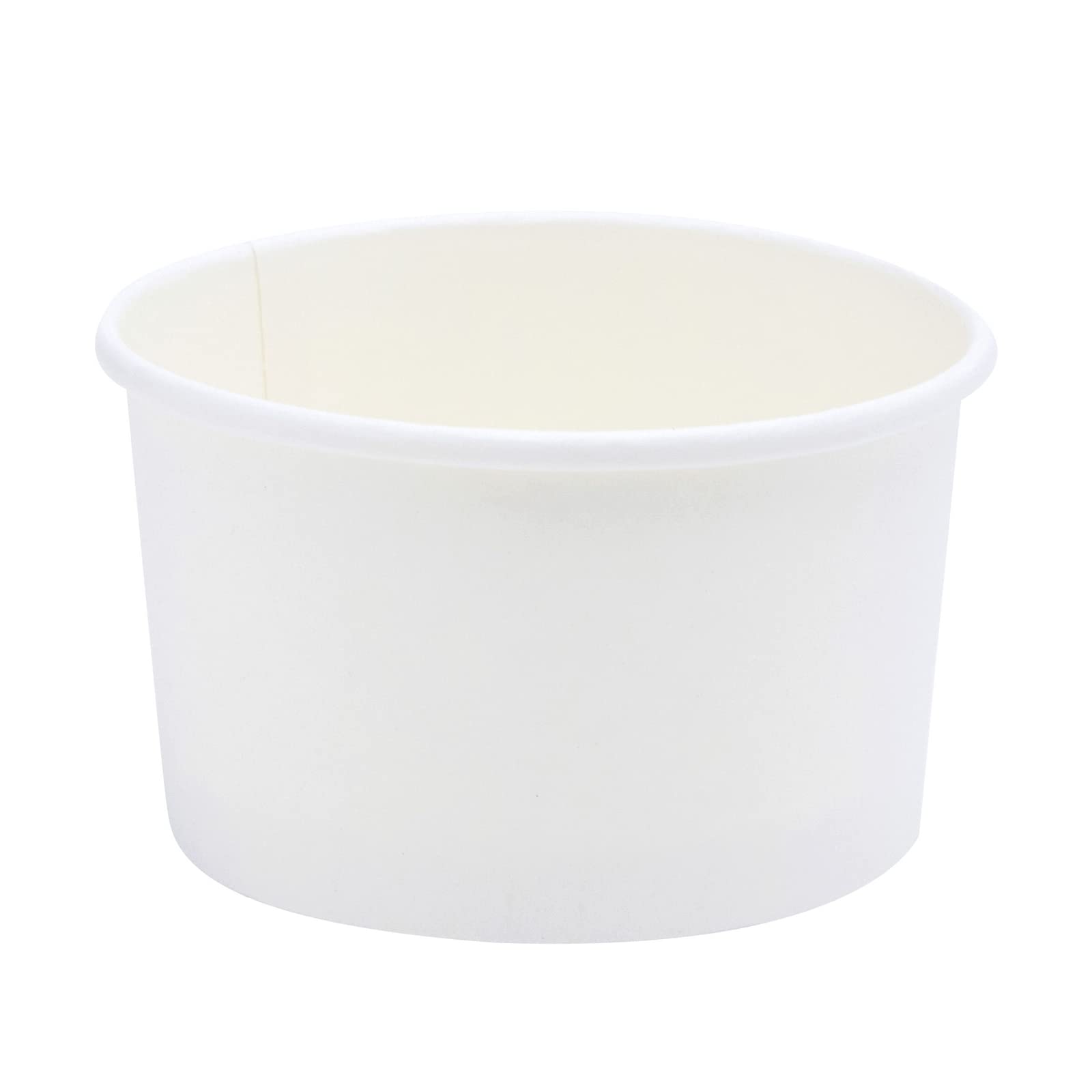 Stockroom Plus 200-Pack Paper Ice Cream Cups - Bulk 8 oz - Disposable Ice Cream Bowls Bulk or Parties - White Ice Cream Cups Disposable