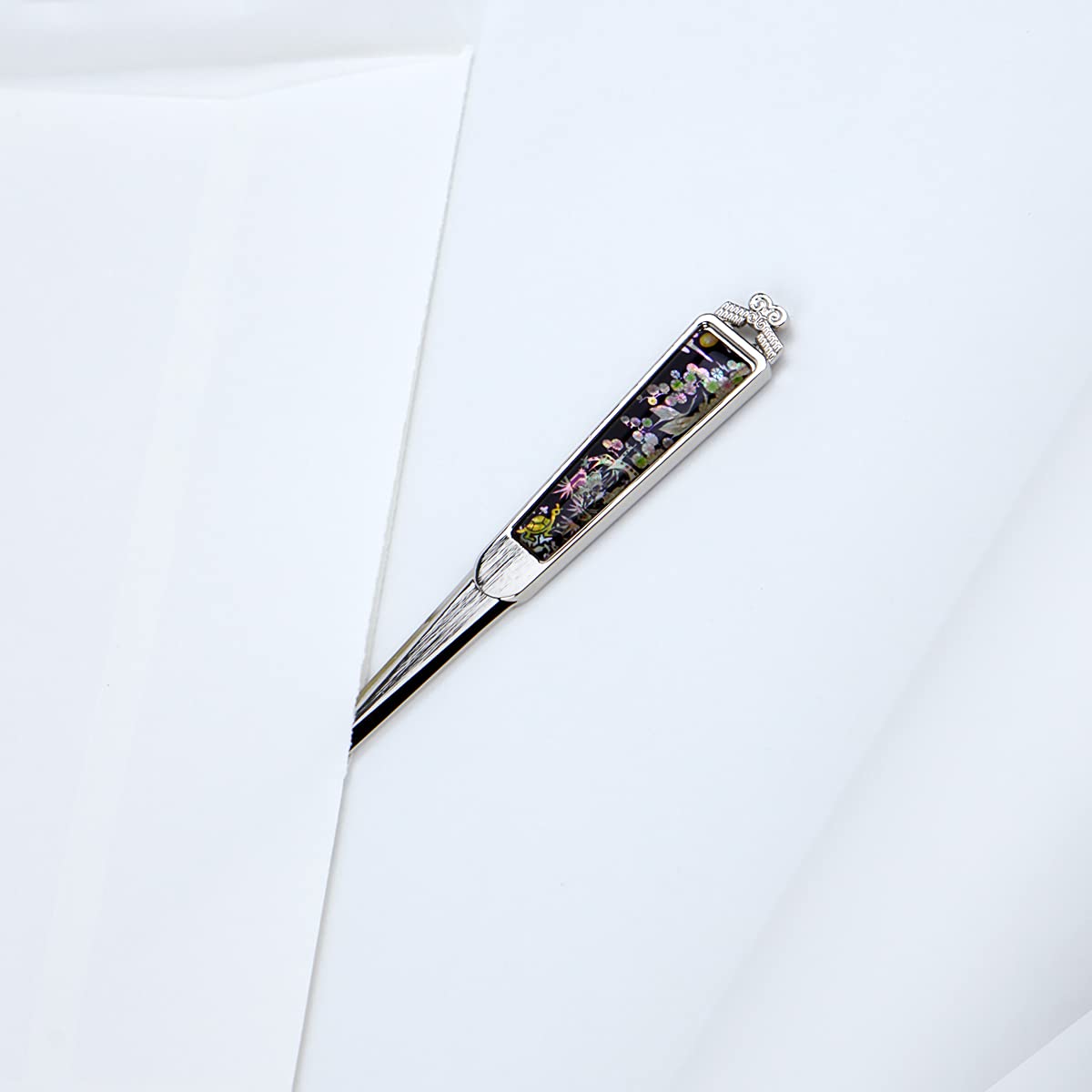 Nóż do otwierania kopert – 168mm dekoracyjny nóż do listów do kopert, pudełek, paczek – wysokiej jakości nierdzewny nóż do listów dla każdego – powłoka antyodciskowa (dziesięć lat trwałości)