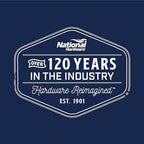 National Hardware N343-111 By-Passing Door Hardware Set, 48-Inches, Coated with WeatherGuard Protection, Galvanized