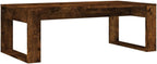 vidaXL Smoked Oak Coffee Table - Modern Style Engineered Wood 40.2"x19.7"x13.8" - Perfect for Living Room, Office, Lounge Spaces