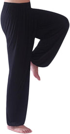 AvaCostume Men's Lightweight Loose Yoga Pants Elastic Waist Modal Yoga Harem Pants