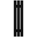 Ekena Millwork LS3C12X03200BL Lifetime Vinyl, TailorMade Three Spaced, Board-n-Batten, w Loks Shutters (Per Pair), 32-in. H, Black