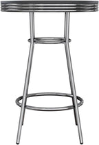 Winsome Wood Summit Dining, Black, Pub Table