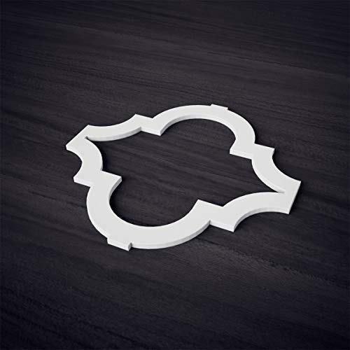 Ekena Millwork 15 3/8"W x 15 3/8"H x 3/8"T ミディアムマラケシュ装飾フレットワーク壁パネル 建築グレードPVC製