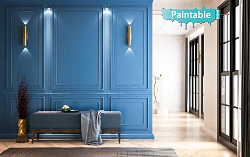 قالب صندلی TriMold Peel and Stick، تزئین دیوار خودچسب برای دکوراسیون منزل و محافظت از دیوار، 9.8 فوت در 1.6 اینچ